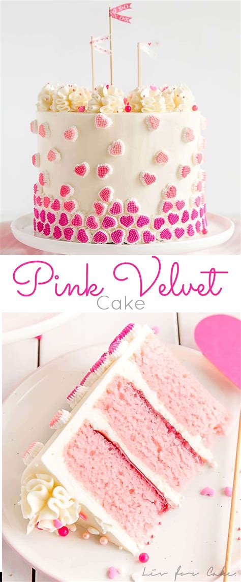 Pink Velvet Cake Liv For Cake