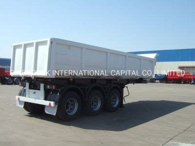 Hot Sale 3 Axle Dump Tipper Tipping Cargo Flatbed Heavy Truck Semi