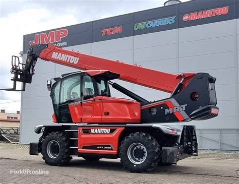 Manitou Mrt Vision Rotating Telehandler For Sale Poland Bialystok