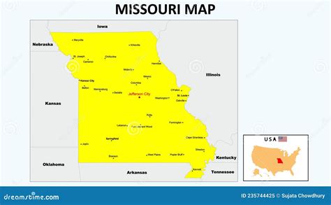 Missouri Map State And District Map Of Missouri Political Map Of