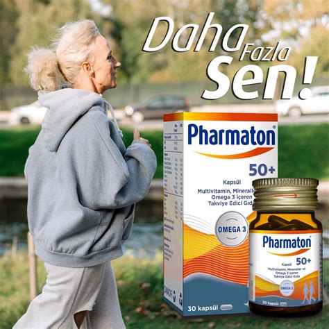 Pharmaton 50 Plus 60 Kapsül Omega 3 Multivitamin Ve Fiyatı