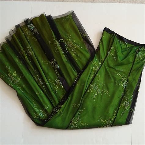 Zum Zum By Niki Livas Dresses Vintage Y2k Green And Black Glitter