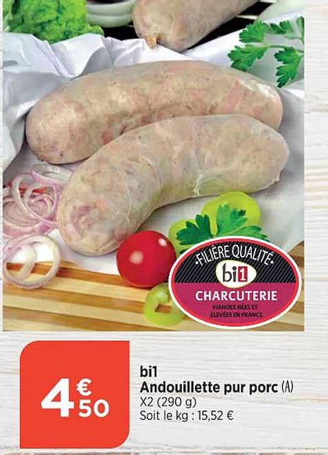 Promo Bi Andouillette Pur Porc Chez Bi Icatalogue Fr