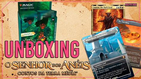 Unboxing Collector Box O Senhor Dos An Is Contos Da Terra M Dia Youtube