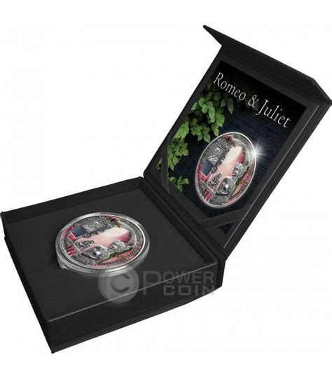 ROMEO AND JULIET 450 Birthday William Shakespeare Nano Chip 1 Oz Moneda