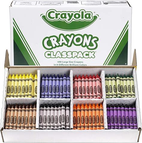 Classpack Giz Cera Crayola 11 Multicor Grande Pacote De 400