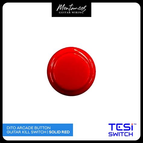 Dito Arcade Button Guitar Kill Switch Solid Red Shopee Philippines