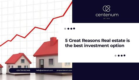 5 Great Reasons Real Estate Is The Best Investment Option By Centenum