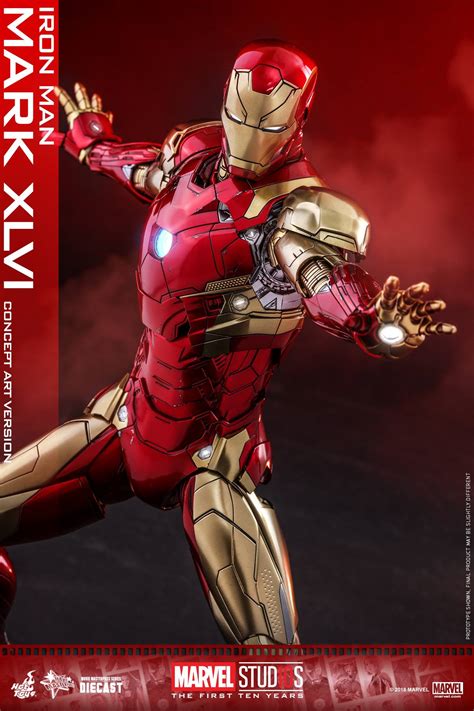 Exclusive Hot Toys Concept Art Iron Man Mark 46 Die Cast Up For Order Marvel Toy News