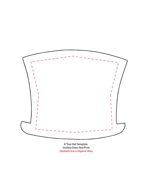 Top Hat Template Printable