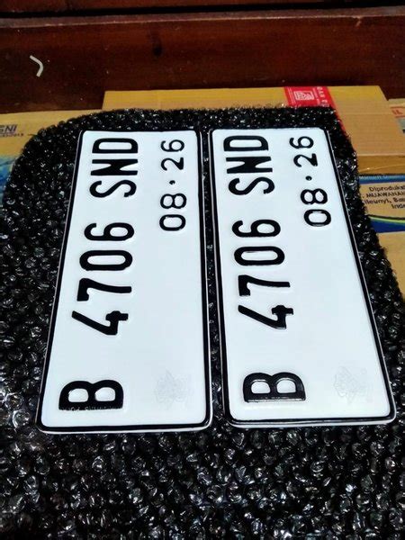 Jual Plat Motor Standar Pcs Di Lapak Firazfa Plat Nomor Bukalapak