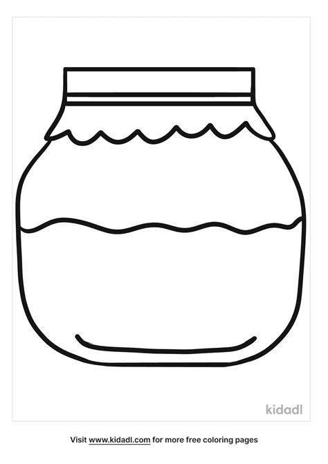 Free Jar Coloring Page Coloring Page Printables Kidadl