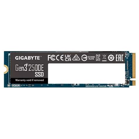 Gigabyte Gen3 2500E 2TB SSD M 2 NVMe 5R Gear Up Me