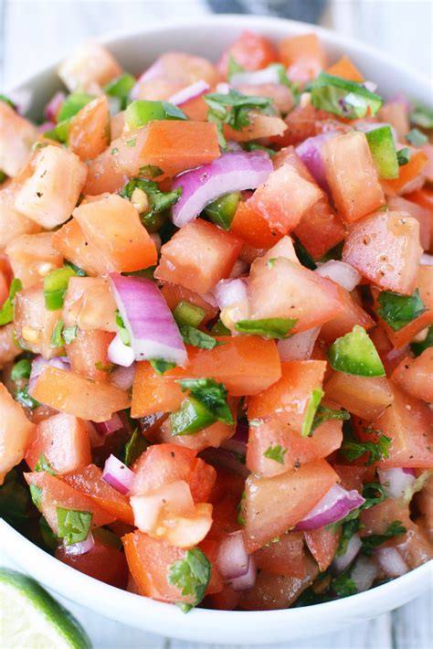 Easy Pico De Gallo Classic Homemade Tomato Fresca Easy Side Dish