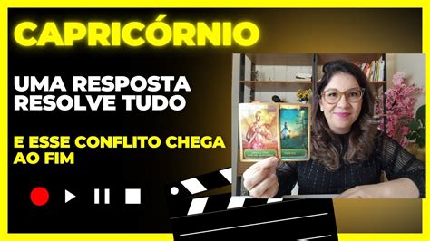 ♑ CapricÓrnio ♑uma Resposta Resolve Tudo Taro Capricornio Youtube