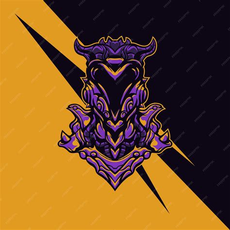 Premium Vector | For logo or mascot gaming