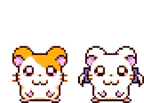 Hamtaro GIFs Find Share On GIPHY Pixel Art Hamtaro Pixel Animation