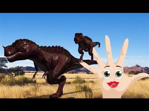 Finger Family Dinosaurs 3D Nursery Rhymes Song for Children [4K] - YouTube