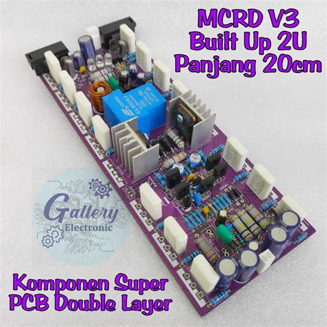 Jual Kit Power Mcrd V Built Up U Cm Pcb Doubel Layer Fiber Shopee