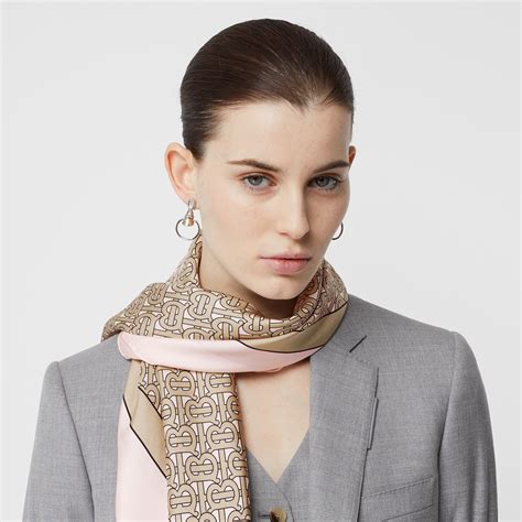 Burberry Monogram Print Scarf | IQS Executive