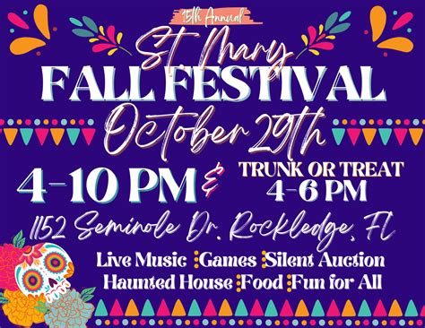 15th Annual Fall Festival St Mary School