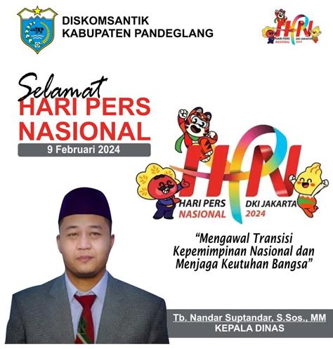 DISKOMINFO KABUPATEN PANDEGLANG MENGUCAPKAN SELAMAT HARI PERS NASIONAL