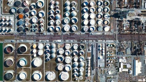 Earth Overview Earth From Above Satellite Images Oil Refinery