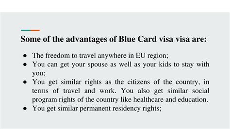 PPT Know About The Eu Blue Card Requirements PowerPoint Presentation