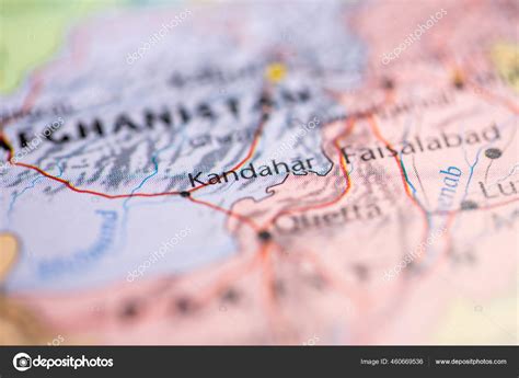 Kandahar Afghanistan Map Stock Photo by ©aliceinwonderland2020 460669536