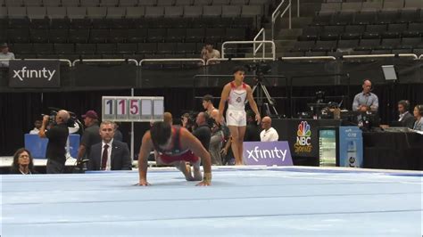 Yul Moldauer Floor Exercise 2023 Xfinity U S Championships Senior Men Day 1 Youtube