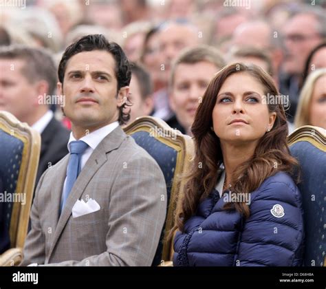 Swedens Prince Carl Philip And Princess Madeleine During The Evening Celebrations Of Crown