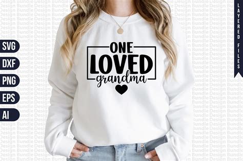 One Loved Grandma Svg Graphic By DesignBundle Creative Fabrica