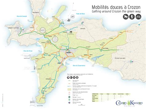 La Carte De Crozon Des Mobilit S Douces Ville De Crozon