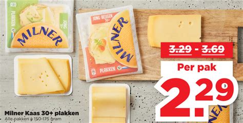 Milner Kaasplakken Folder Aanbieding Bij Plus Details