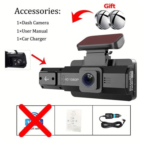 Chngxjc High Definition P Wifi Dual Camera Car Dvr For Vehicles