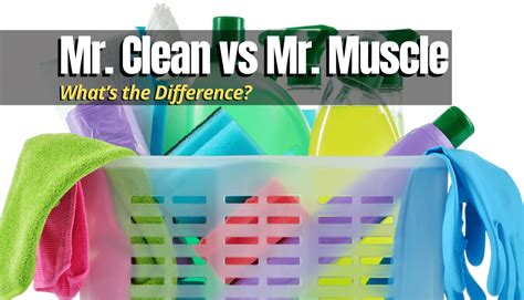 Mr. Clean vs Mr. Muscle┃What’s the Difference? - MyHomeDwelling