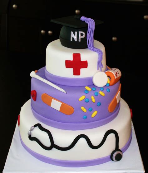 Creative Cakes by Lynn: Nurse Practitioner Graduation Cake