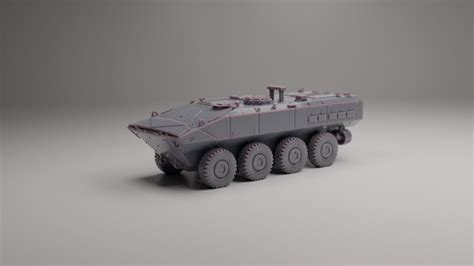 STL file BAE Systems Amphibious Combat Vehicle ACV USMC 8x8 🪖・3D ...