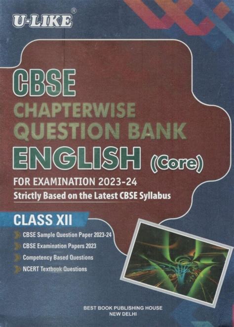 U Like Cbse Chapterwise Question Bank English Core For Class 12 Examination