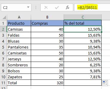 Calcular porcentajes en Excel fórmula para calcular porcentajes IONOS MX