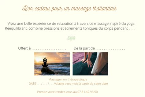 Tarifs Claire Massage