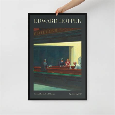 Prints Famous Painting Masterpiece American Realism Edward Hopper