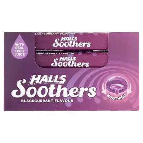 Halls Soothers Blackcurrant Juice Sweets 45g Giant Bradleys Online