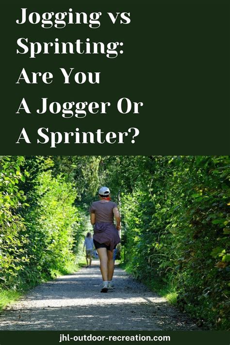 Jogging Vs Sprinting Are You A Jogger Or A Sprinter