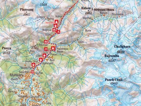 TerraQuest Wandelkaart Indische Himalaya Trekking Map Zwerfkei Nl