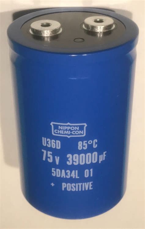 NIPPON CHEMI CON U36D 85 DEGREE Electrolytic Capacitor 75v 39000uF