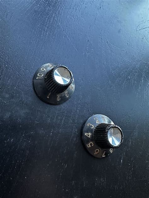 Original Vintage 1965 Fender Amp Knobs For Twin Deluxe Pro Reverb