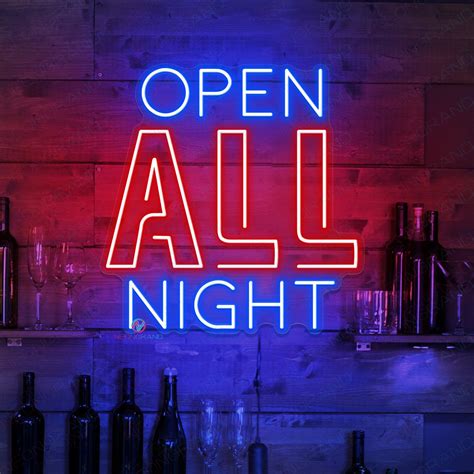 Open All Night Neon Sign Business Led Light - NeonGrand