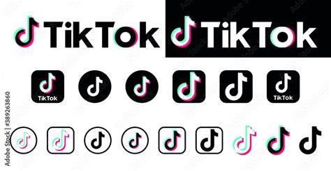 tiktok vector logo, tiktok vector icon, tiktok editorial, Tik Tok app ...