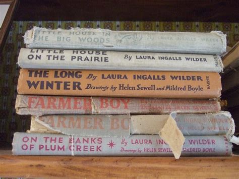 Laura Ingalls Wilder books - The Lettered Cottage